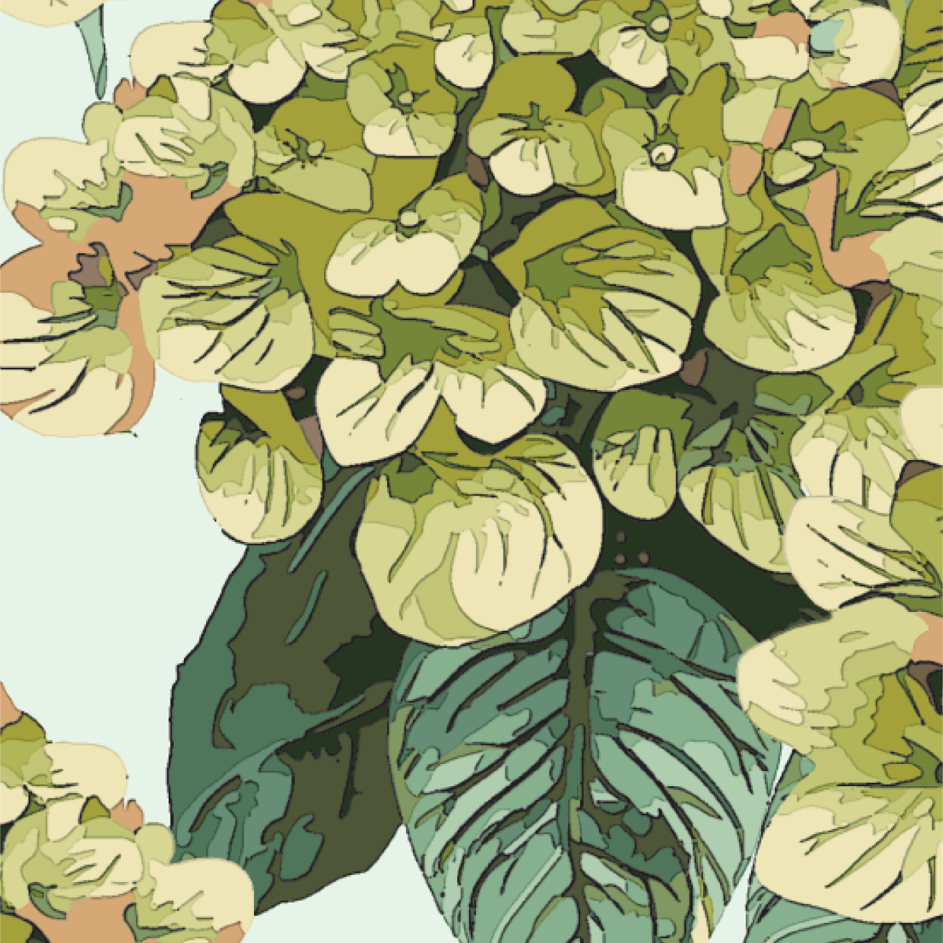 PUBLIC PYJAMAS ~ Hydrangea Mist
